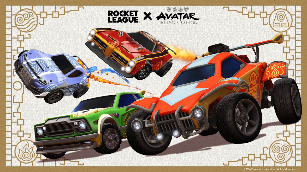 アメリカで放送のテレビアニメシリーズ『アバター: 伝説の少年アン』がロケットリーグとコラボ! のサムネイル