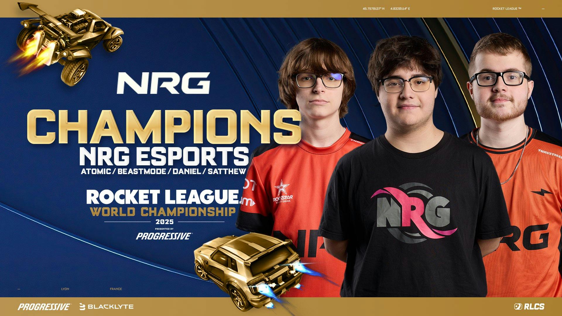  「NRG」6年ぶりの優勝。ロケットリーグ公式世界大会『RLCS 2025 - Worlds』「Team Falcons」に快勝 のサムネイル