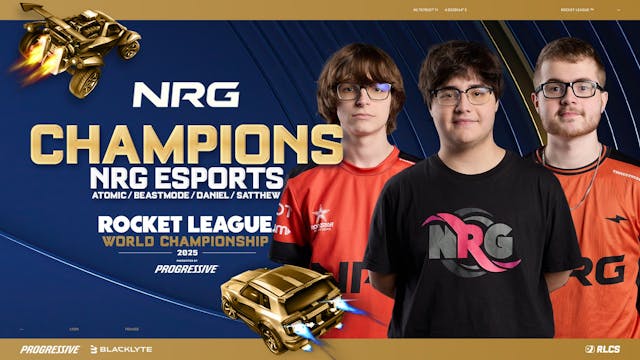 「NRG」6年ぶりの優勝。ロケットリーグ公式世界大会『RLCS 2025 - Worlds』「Team Falcons」に快勝