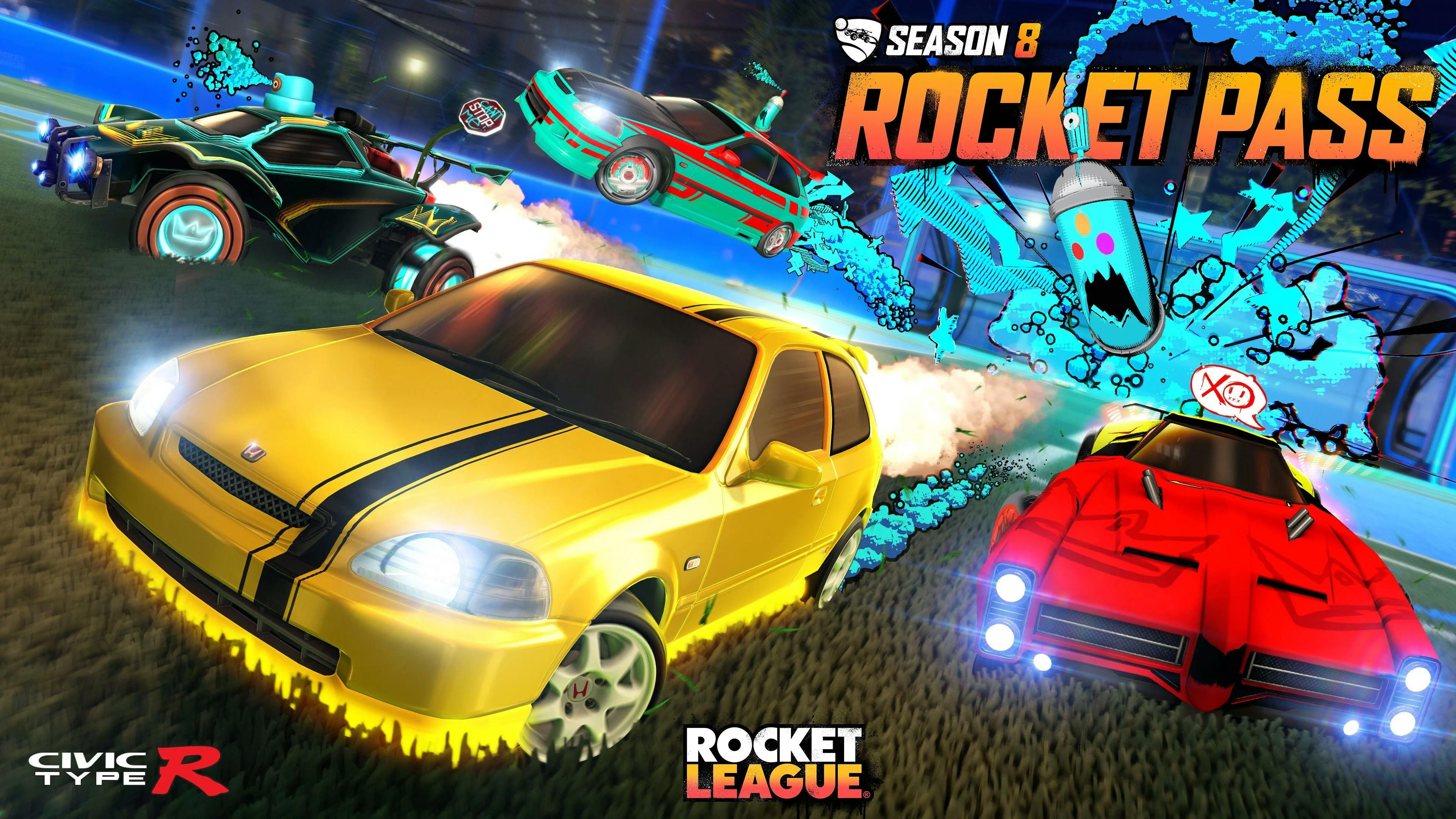 【ロケットリーグ】新シーズン「Season8」を発表――「ホンダ シビック Type R」「Sovereign Heights Arena」など人気車の登場・新アリーナの予告など